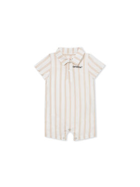 OFF WHITE Bookish Romper SAND 44BXF001S26F001