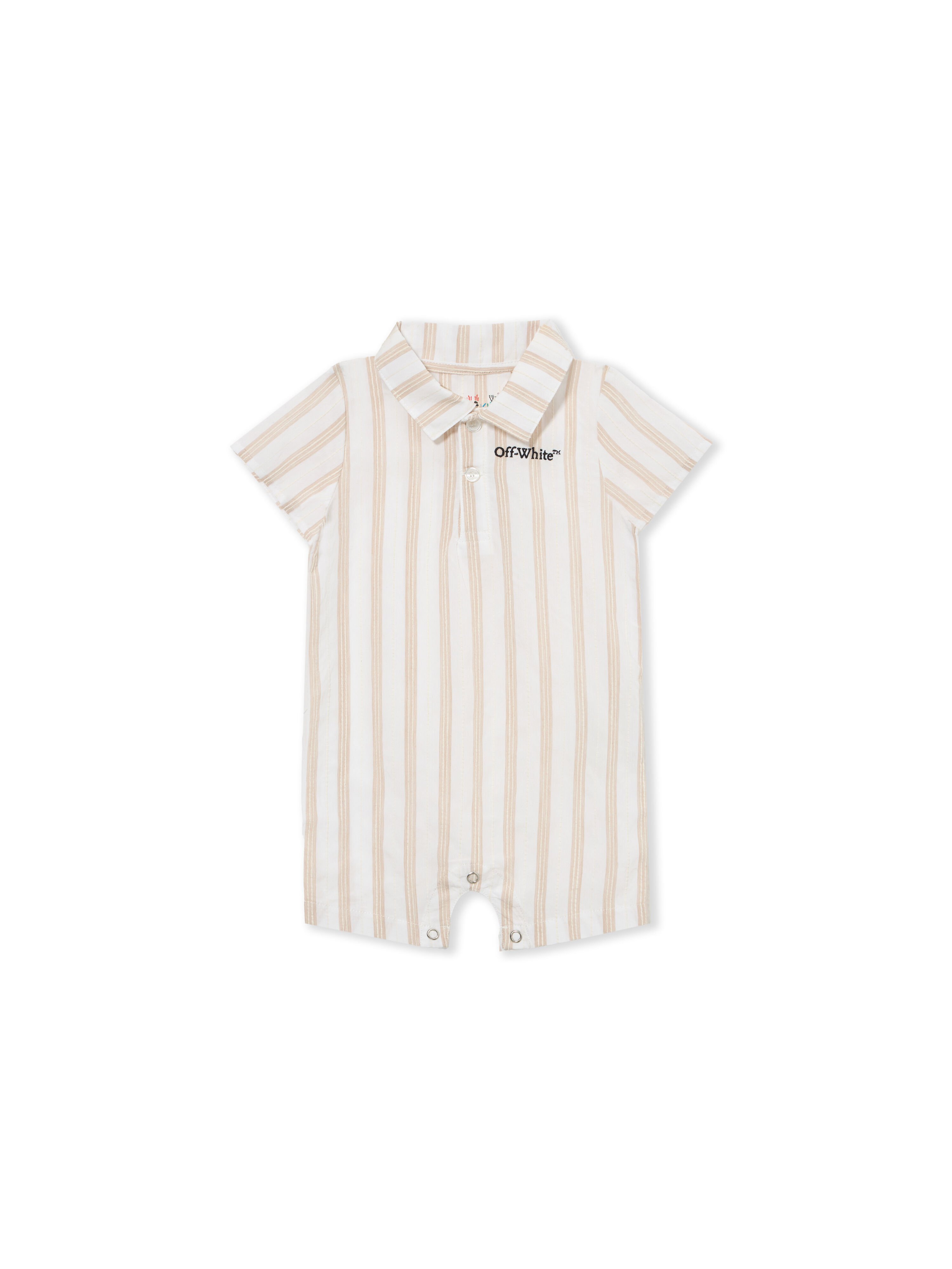 OFF WHITE Bookish Romper SAND 44BXF001S26F001