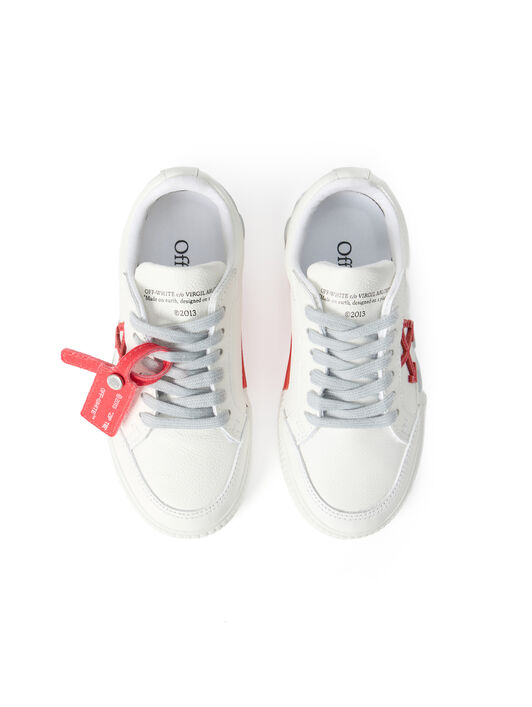 OFF WHITE Vulcanized Low Sneakers WHITE - LIGHT GREY OBIA003S26LEA001