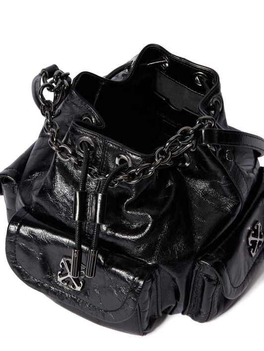 Dumbo Bucket Bag OFF WHITE Dumbo Bucket Bag BLACK - NO COLOR OWMY002F25LEA001