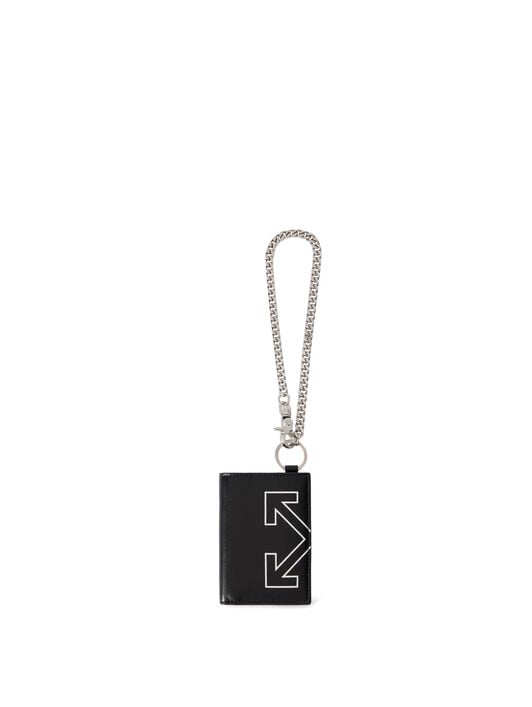Heritage Chain Wallet OFF WHITE Heritage Chain Wallet BLACK - WHITE OMNC09AF25LEA001