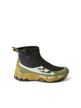 OFF WHITE Be Right Back Trail High Sneakers GREEN/WHITE OF05802310