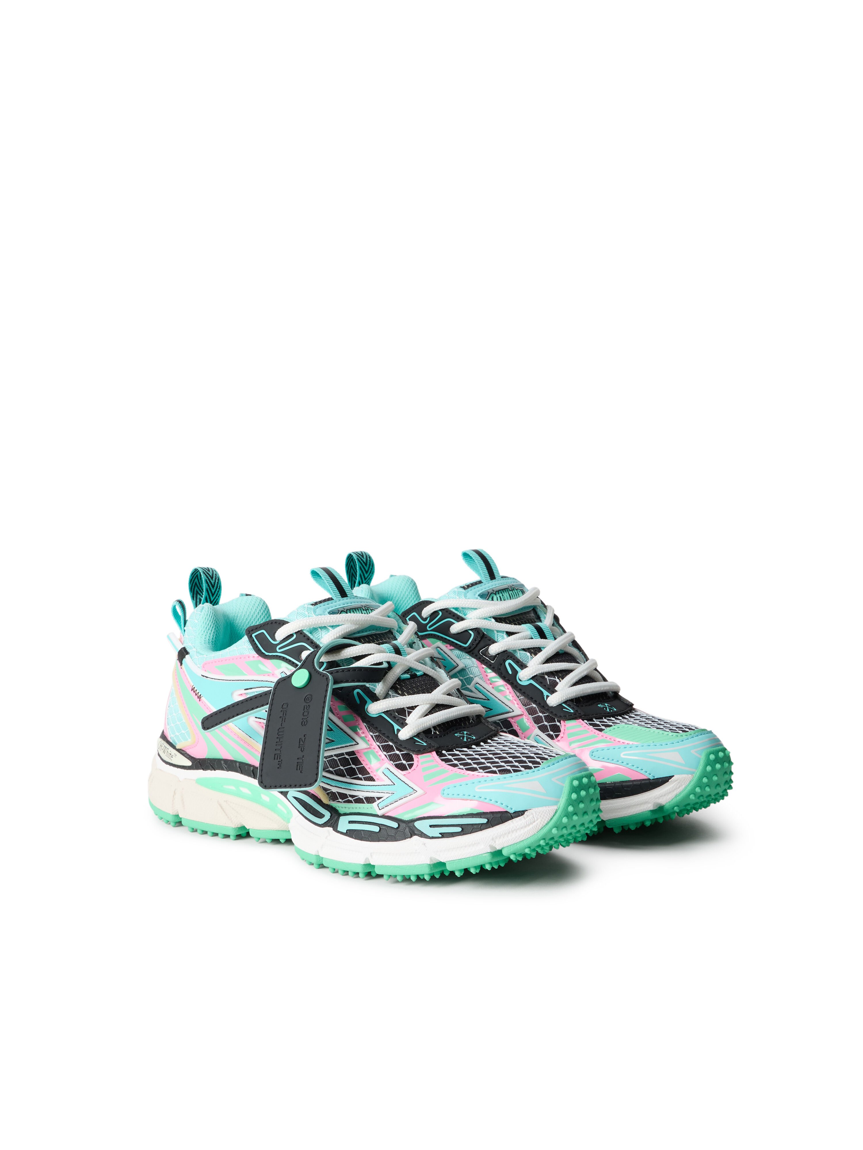 Be Right Back Fishnet Sneakers OFF WHITE Be Right Back Fishnet Sneakers AQUA - MINT OWIA289S26FAB004