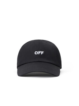 OFF WHITE Off Stamp Baseball Cap BLACK OW70607