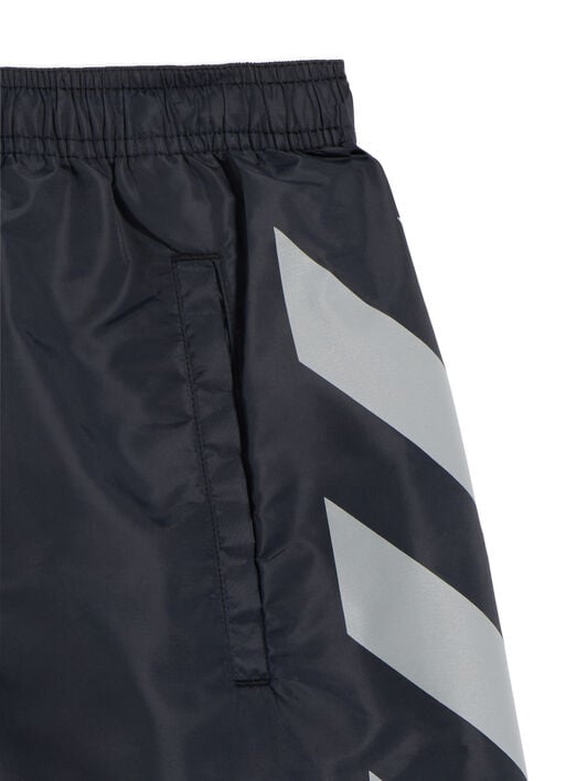 Diag Surfer Swimshorts OFF WHITE Diag Surfer Swimshorts BLACK BLACK OMFA010C99FAB001