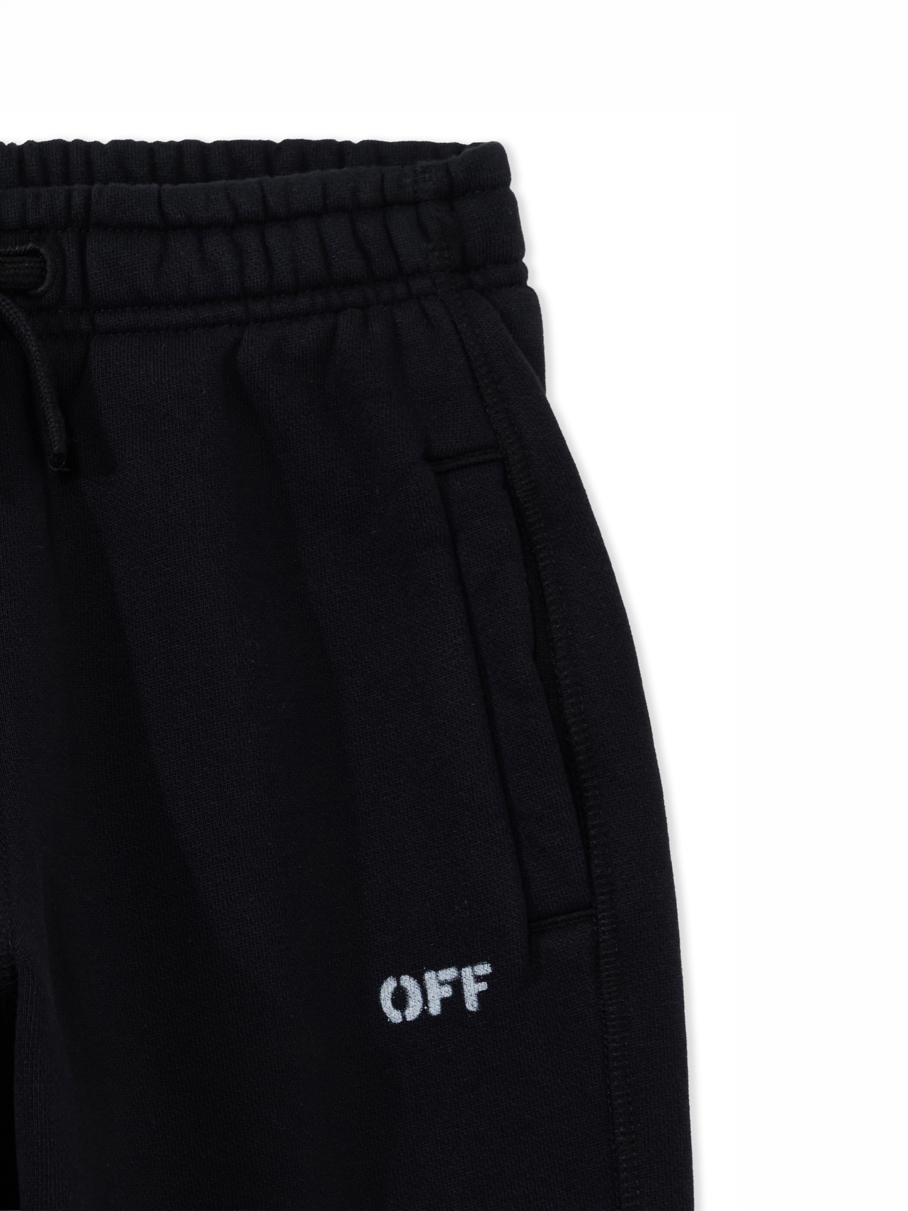 OFF WHITE Off Stamp Sweatpant BLACK 44BCH001F26F004