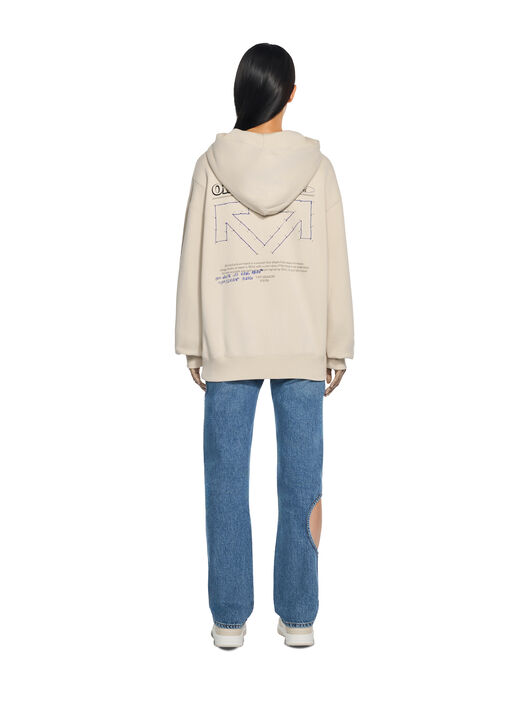 Connect Dots Regular Hoodie OFF WHITE Connect Dots Regular Hoodie Beige-No Color 29E00727T