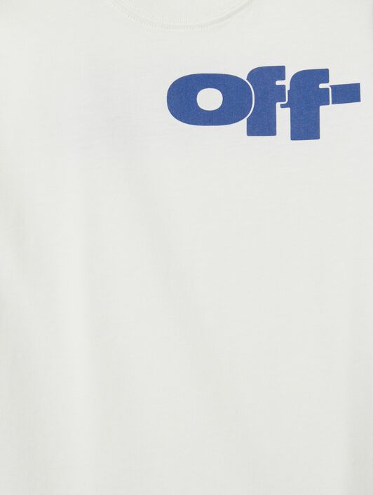 OFF WHITE Off Split T-Shirt WHITE OBAA002S25JER002
