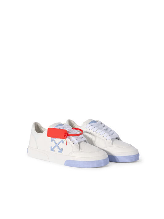 OFF WHITE Vulc Low Sneakers WHITE - LIGHT BLUE OWIA288F25LEA001