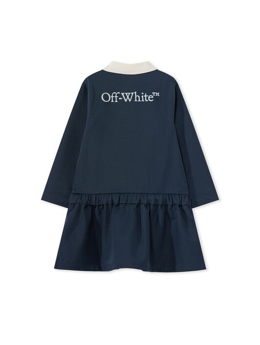 OFF WHITE Arrow Track Long Sleeve Dress BLUE NIGHTS 44GDF007F26F001