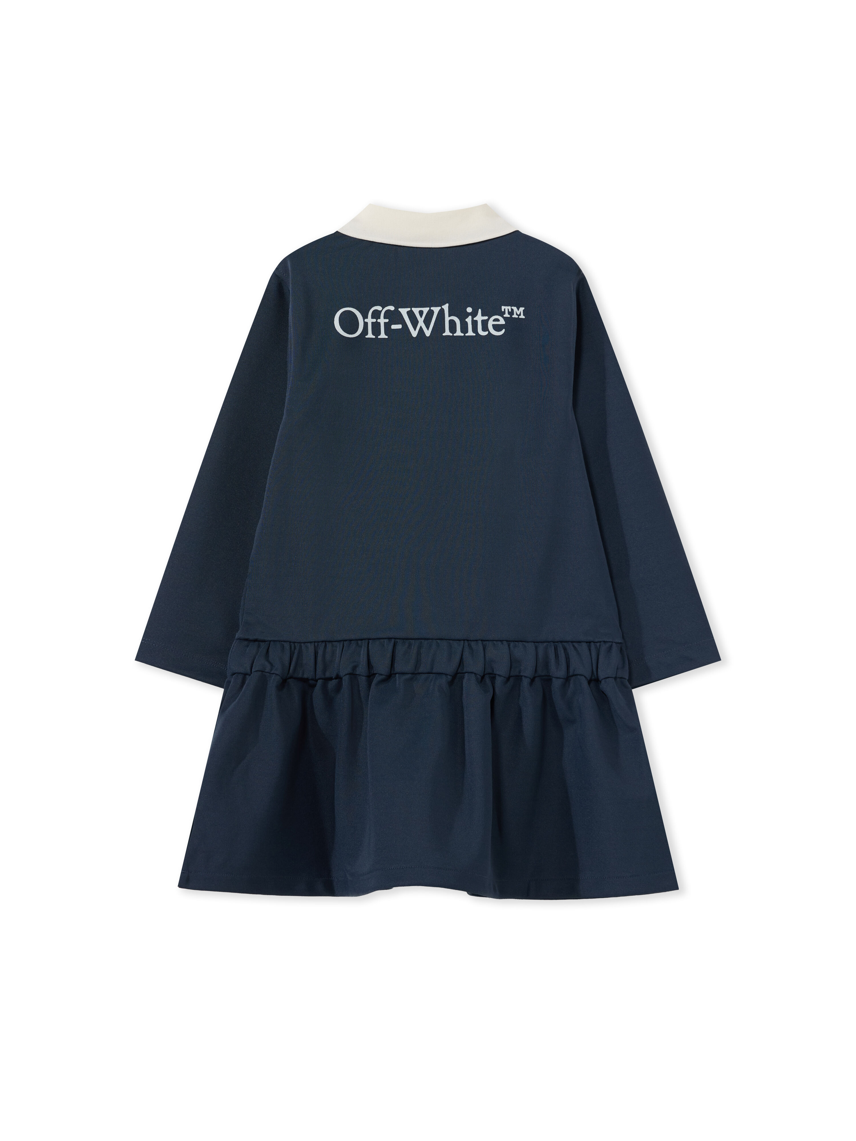 OFF WHITE Arrow Track Long Sleeve Dress BLUE NIGHTS 44GDF007F26F001