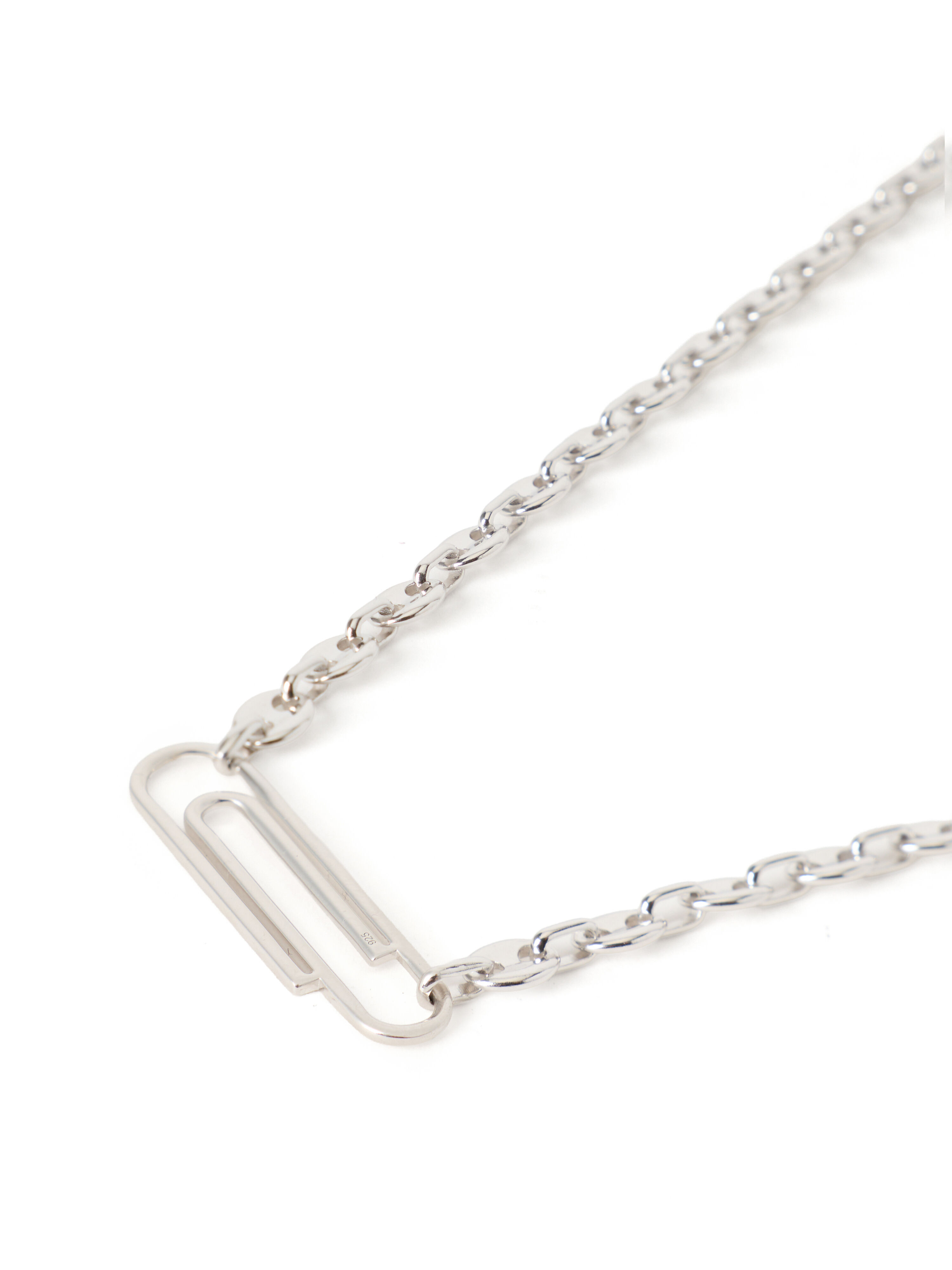 Paperclip Chain Necklace OFF WHITE Paperclip Chain Necklace GOLDMETAL C06544