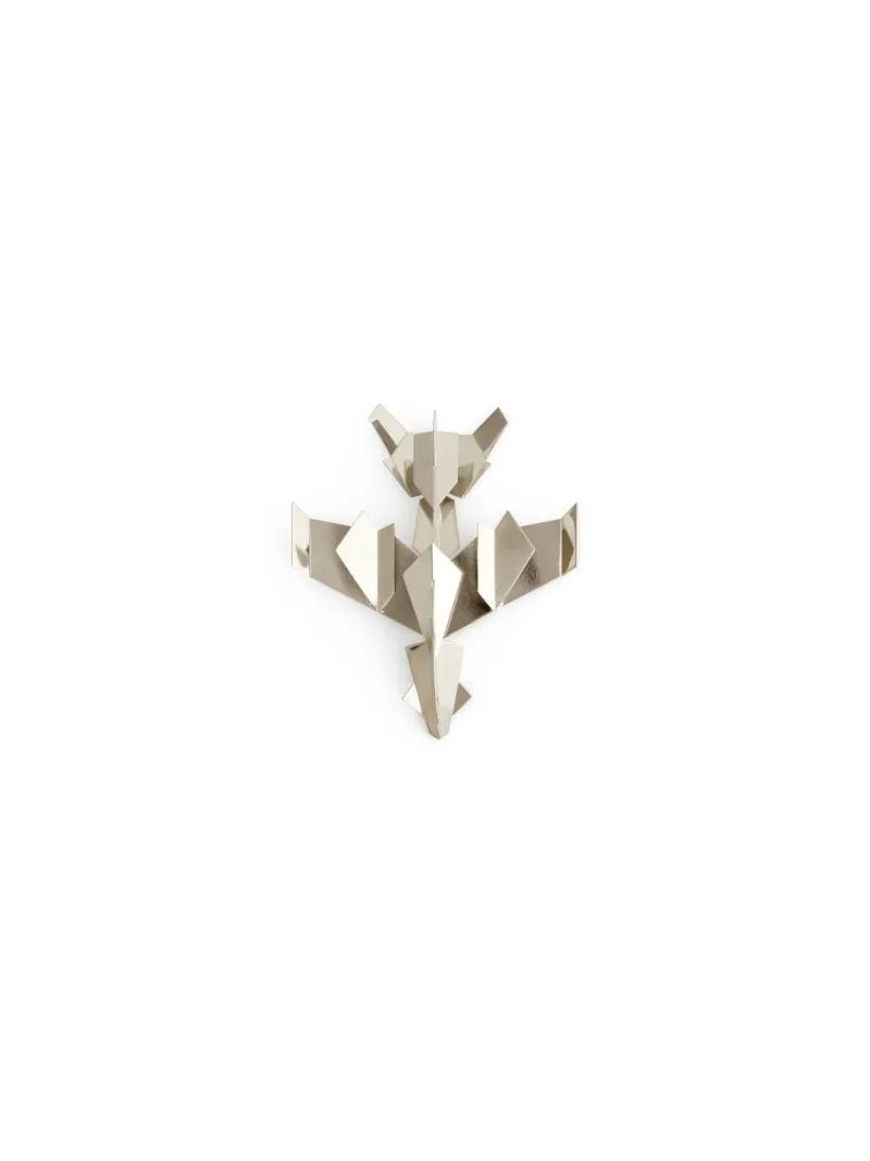 OFF WHITE Paperplane Earrings M SILVER OWOD29XZ25MET001