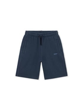 OFF WHITE Diagonal Marker Sweatshort BLUE NIGHTS 44BCI001F26F003