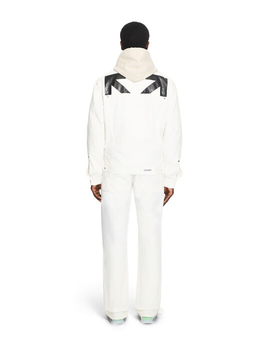 OFF WHITE Half Arrow Slim Relaxed Pants WHITE 44XCE04JS26F001