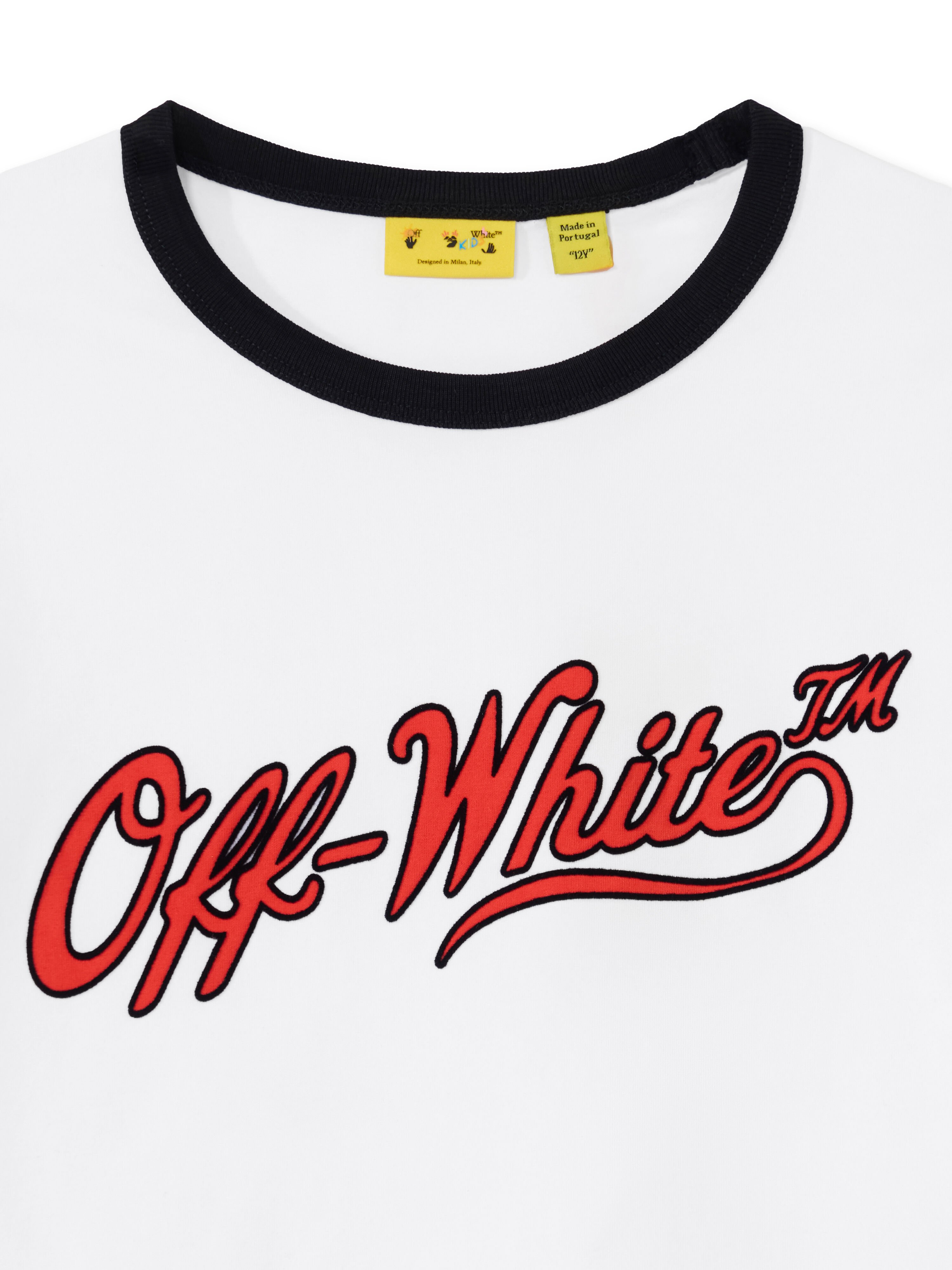Vintage Logo Ringer T-Shirt OFF WHITE Vintage Logo Ringer T-Shirt WHITE 44GAA01AF26J001