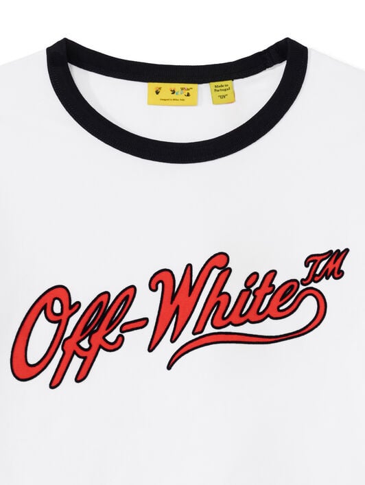 Vintage Logo Ringer T-Shirt OFF WHITE Vintage Logo Ringer T-Shirt WHITE 44GAA01AF26J001