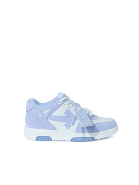 OFF WHITE Dusty Blue/Ice Out Of Office Suede BLACK OWIA288C99FAB001