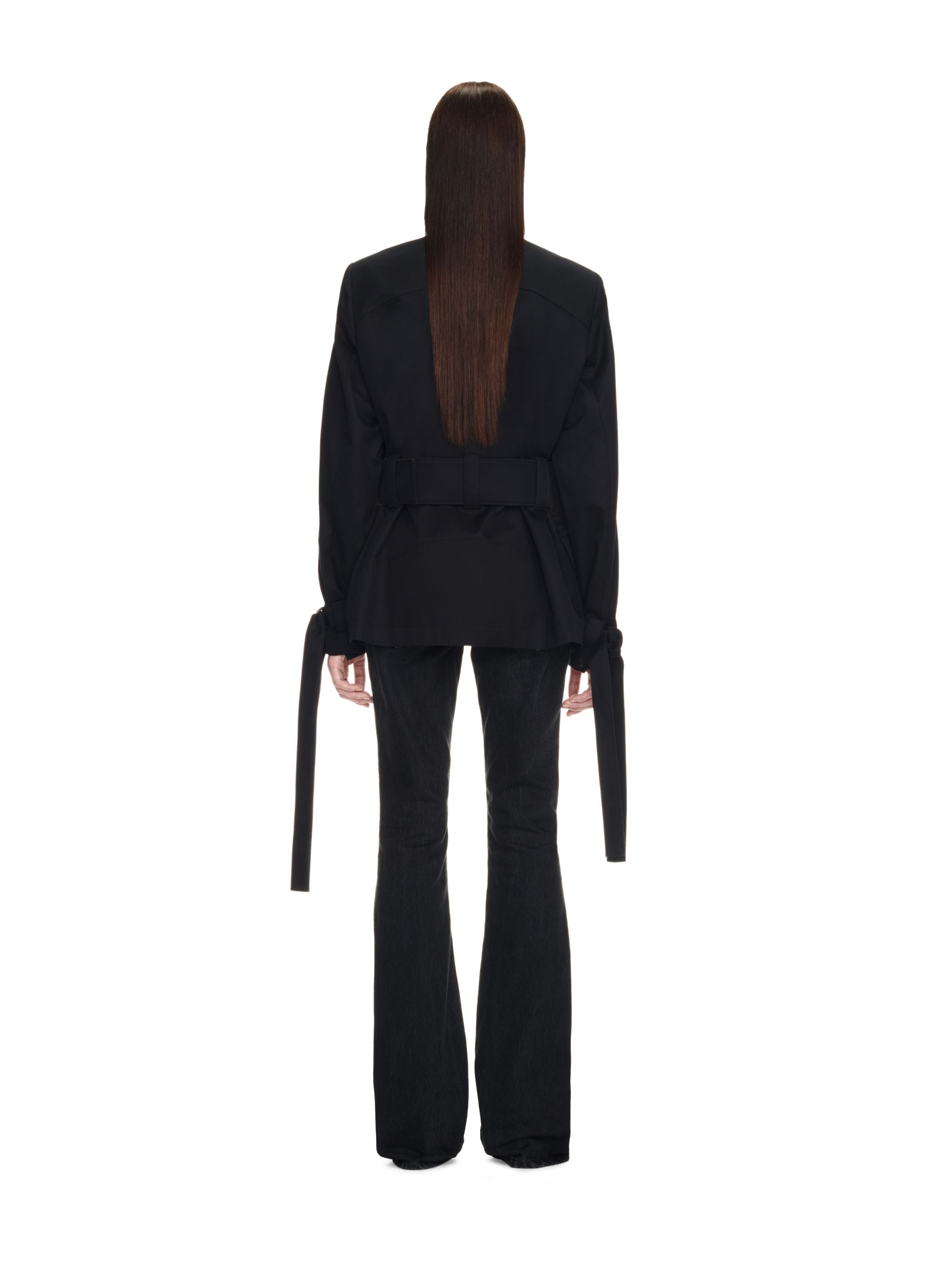 OFF WHITE CO CARGO BELT FIELD JACKET BLACK OWEL012F23FAB001