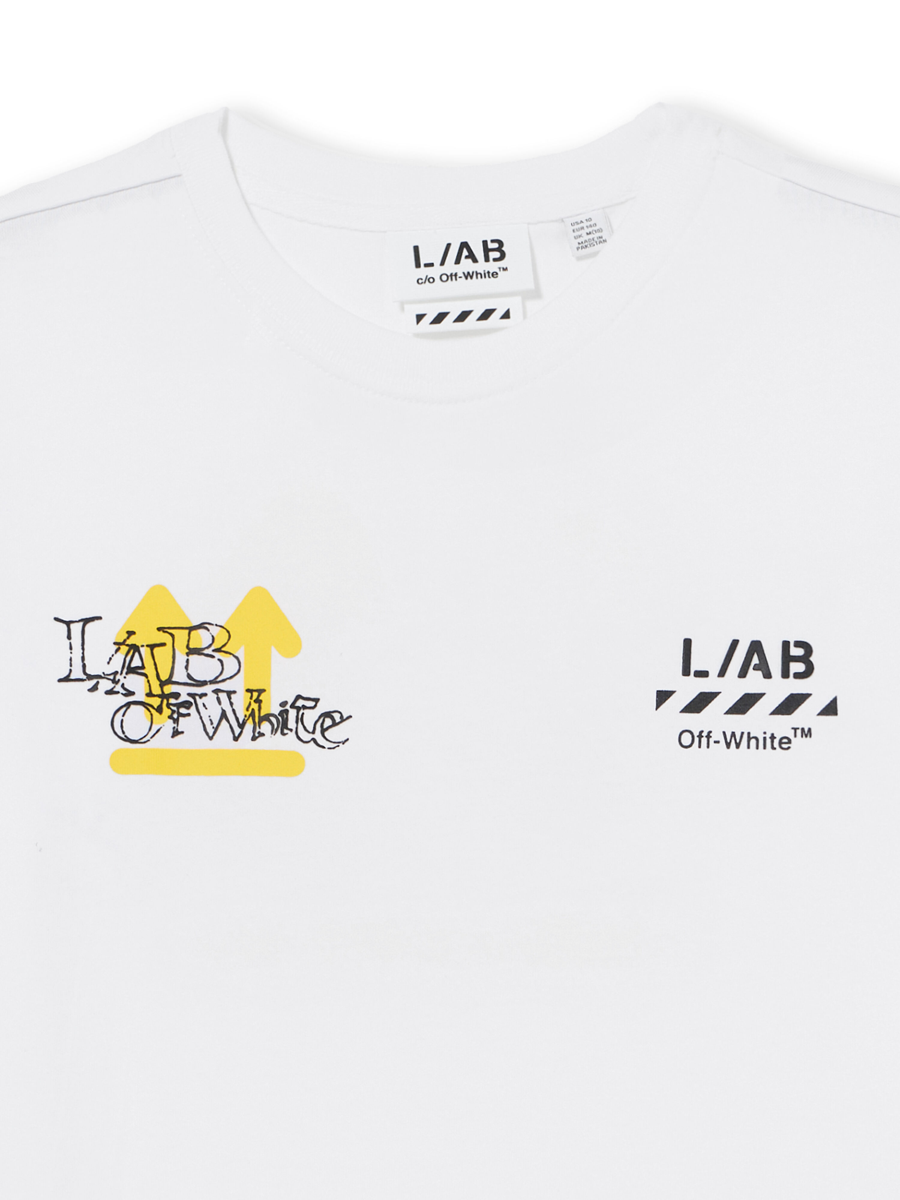 L/AB Off Active Arrow T-Shirt LAB L/AB Off Active Arrow T-Shirt White 25OLFJB18F