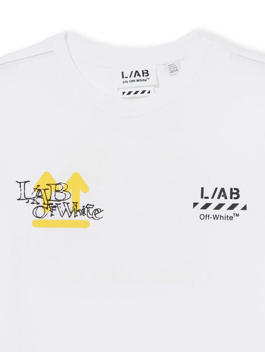 L/AB Off Active Arrow T-Shirt LAB L/AB Off Active Arrow T-Shirt White 25OLFJB18F