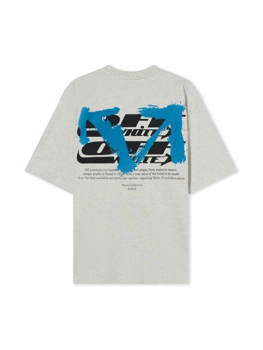Half Arrow Skate Short Sleeve T-Shirt OFF WHITE Half Arrow Skate Short Sleeve T-Shirt GREY MELANGE 44MAA120F26J007