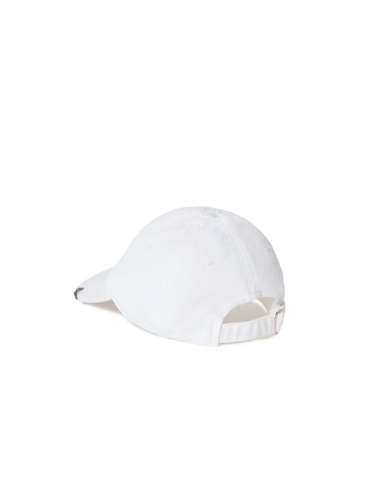 OFF WHITE Distressed Denim Baseball Cap White - Beige WHITE OWLA017S25DEN001