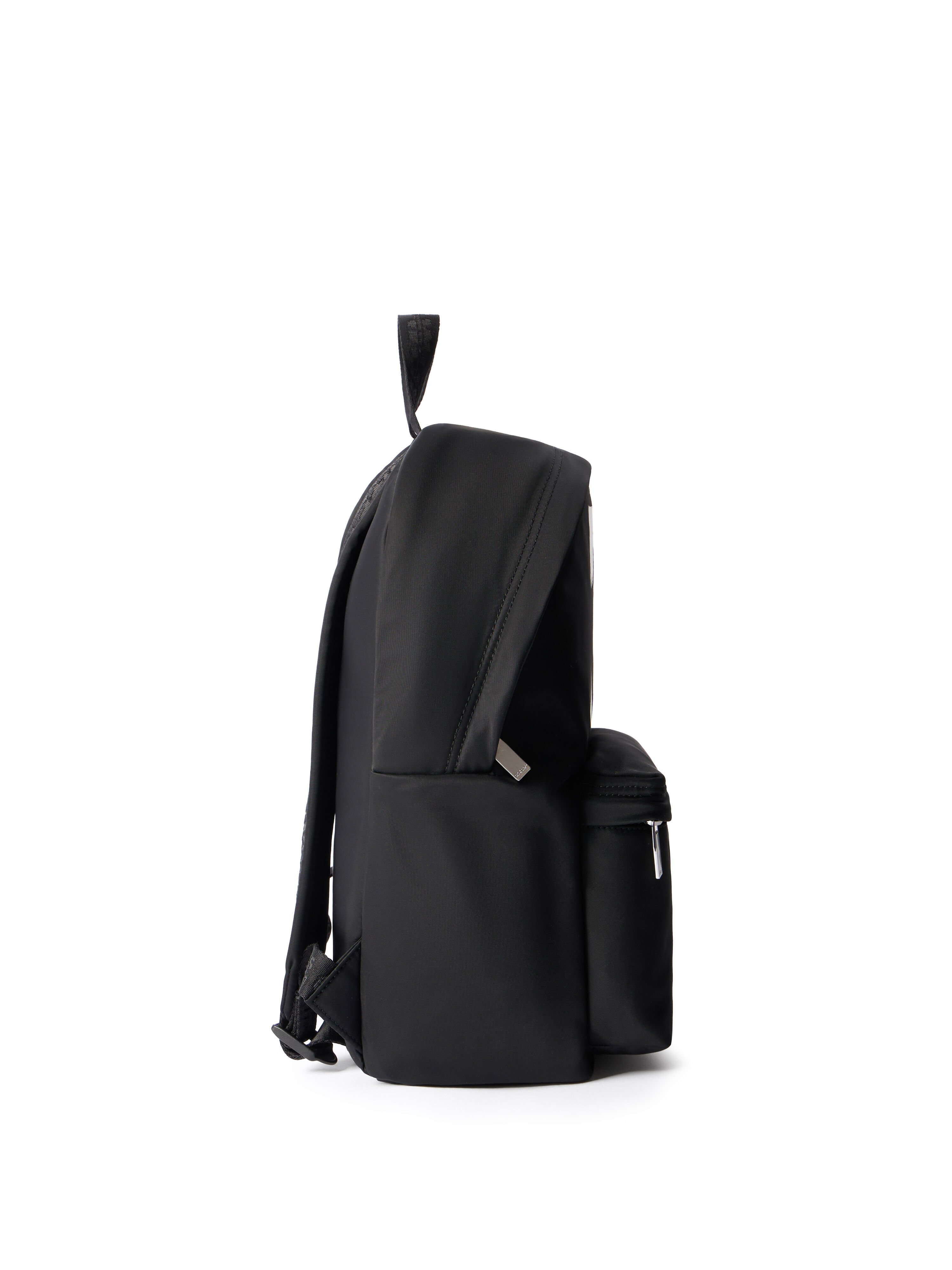 OFF WHITE Arrow Paint Backpack BLACK OBNB001S26FAB001