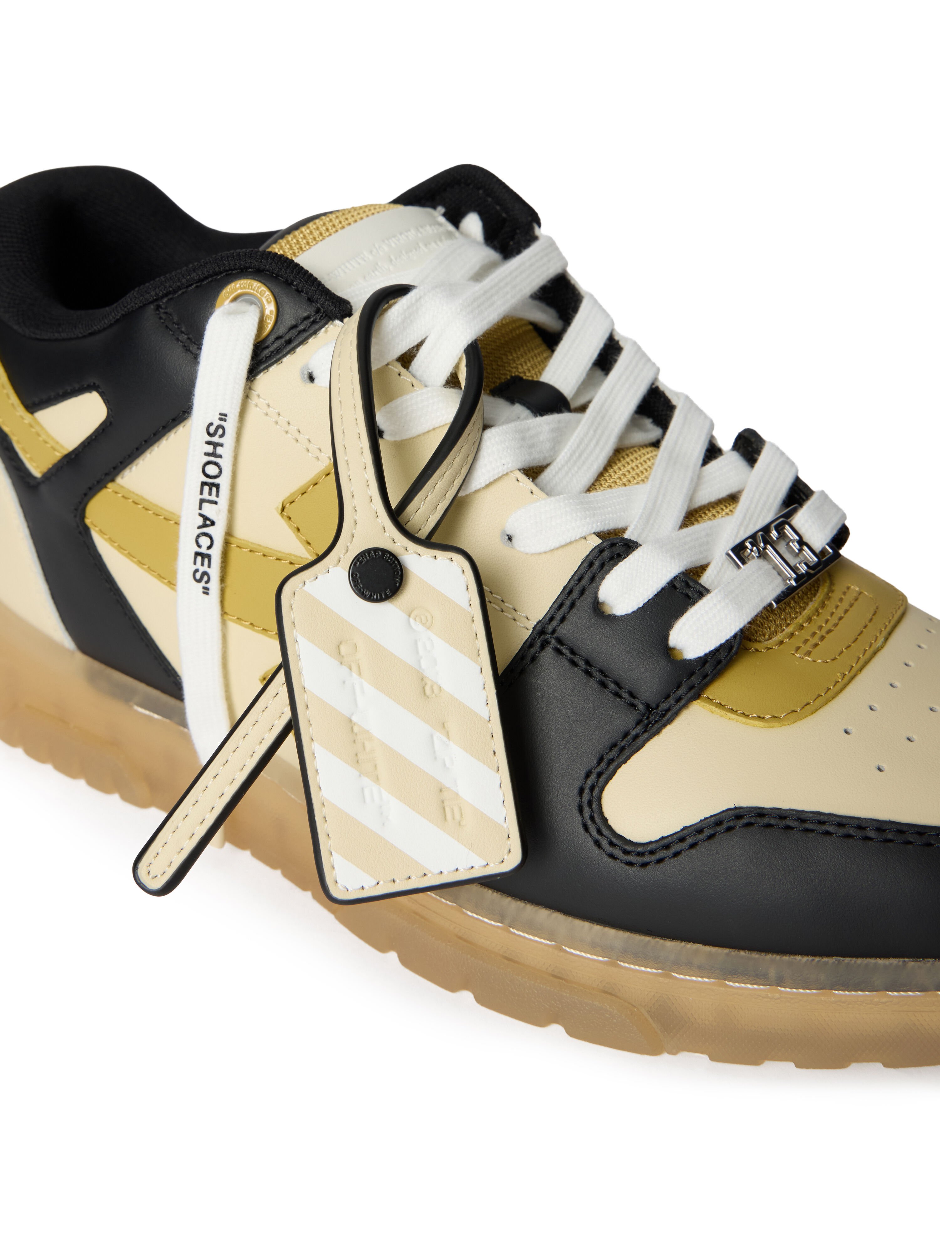 OFF WHITE Out Of Office Varsity SAND - GOLDEN BROWN OMIA189F25LEA00C
