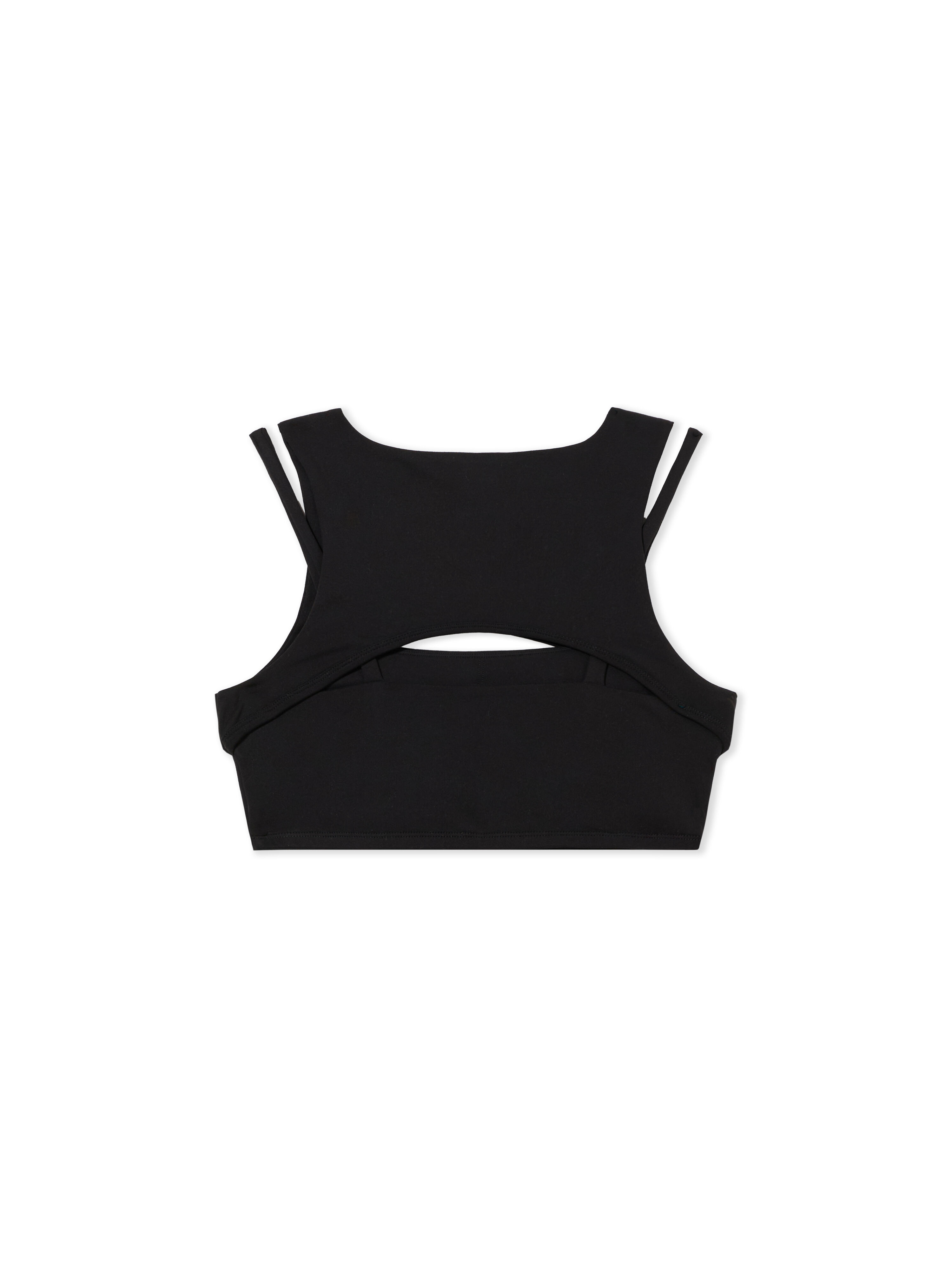 LAB L/AB Cut-Out Logo Crop Top Black Night LABF2639A00072T
