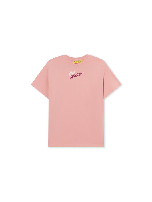 OFF WHITE Arrow Writings T-Shirt BLUSH 44GAA001F26J00A
