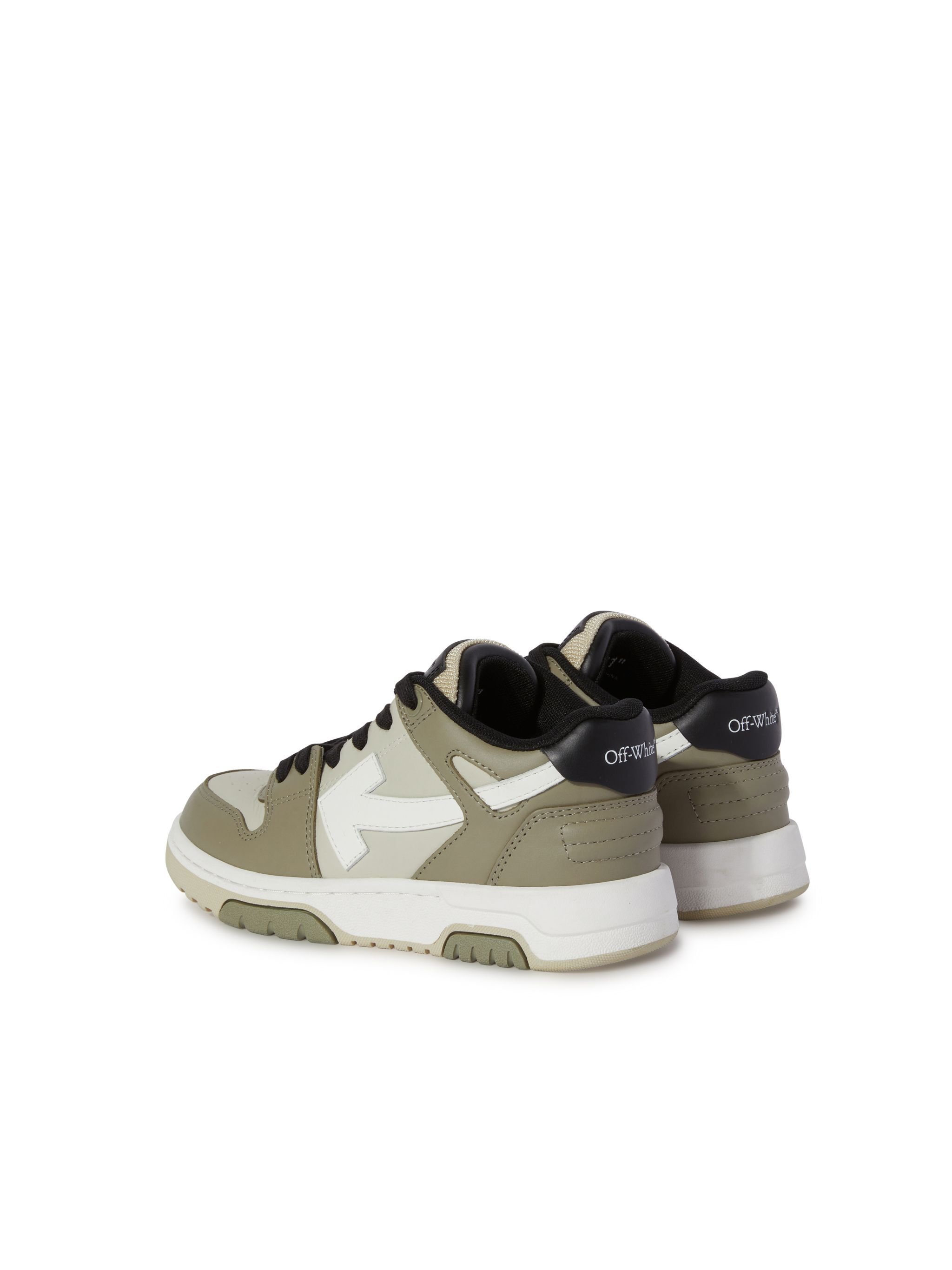 OFF WHITE Out Of Office Olive Green/Light Brown GREEN OBIA011S25LEA001