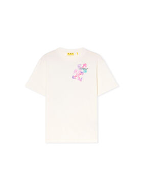 OFF WHITE Arrow Watercolor Logo T-Shirt WHITE - MULTICOLOR OGAA001F25JER003
