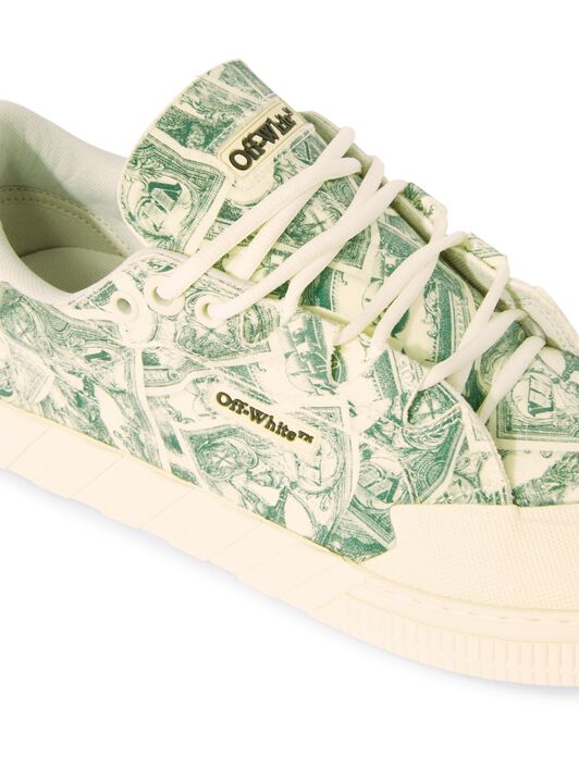 OFF WHITE Vulcanized 779 Animation Dollar Bianche GREEN OMIA296S25FAB001