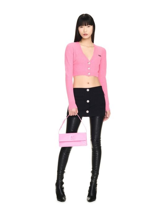 CROPPED WENDE-CARDIGAN OFF WHITE CROPPED WENDE-CARDIGAN ROSA OWHB048F24KNI001