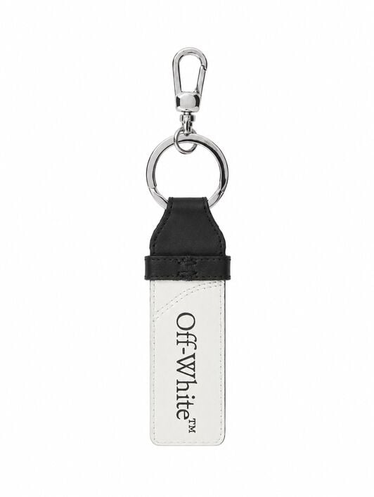 Out Of Office Key Holder OFF WHITE Out Of Office Key Holder BLACK - WHITE OMZF003F25LEA002