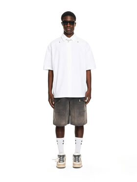 OFF WHITE OWR Sporty Bowling Shirt WHITE 44XGG01IS26F002