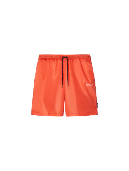 OFF WHITE Orange Arrow Surfer Swim Shorts ORANGE OMFD013S25FAB001