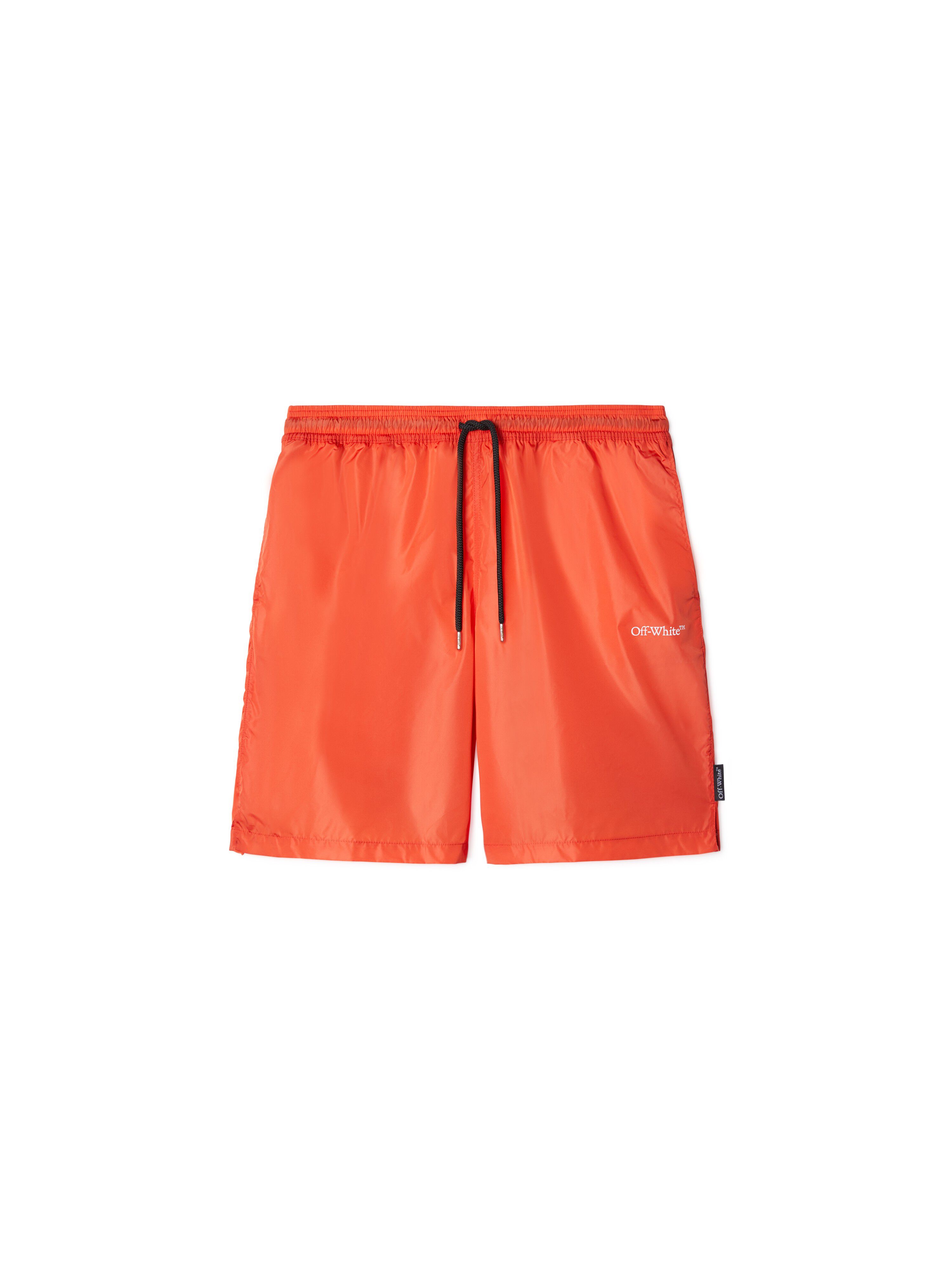OFF WHITE Orange Arrow Surfer Swim Shorts ORANGE OMFD013S25FAB001