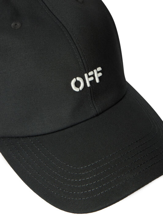 OFF WHITE DRILL OFF STAMP BASEBALL CAP  OMLA04AC99FAB003