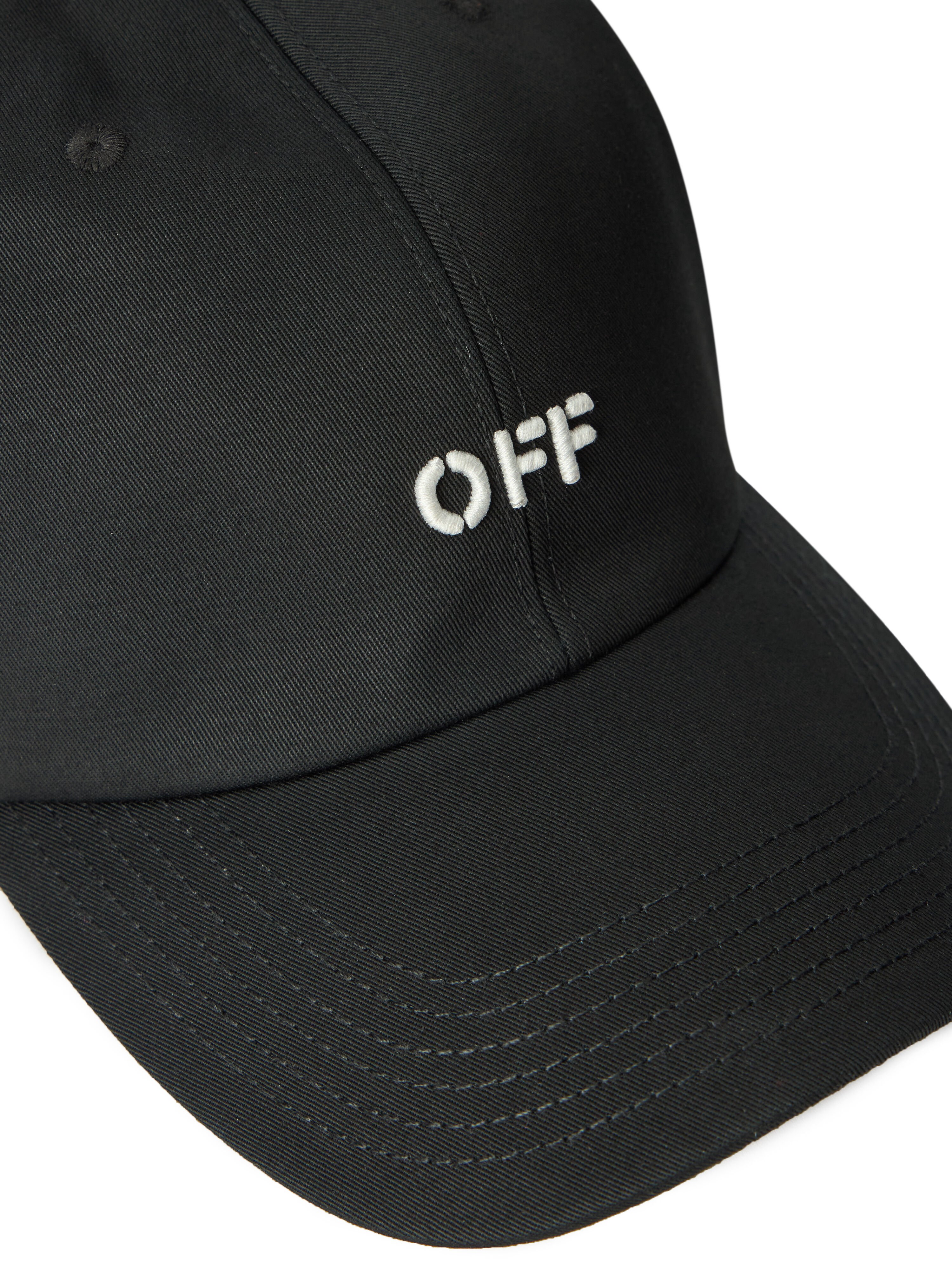 OFF WHITE DRILL OFF STAMP BASEBALL CAP  OMLA04AC99FAB003