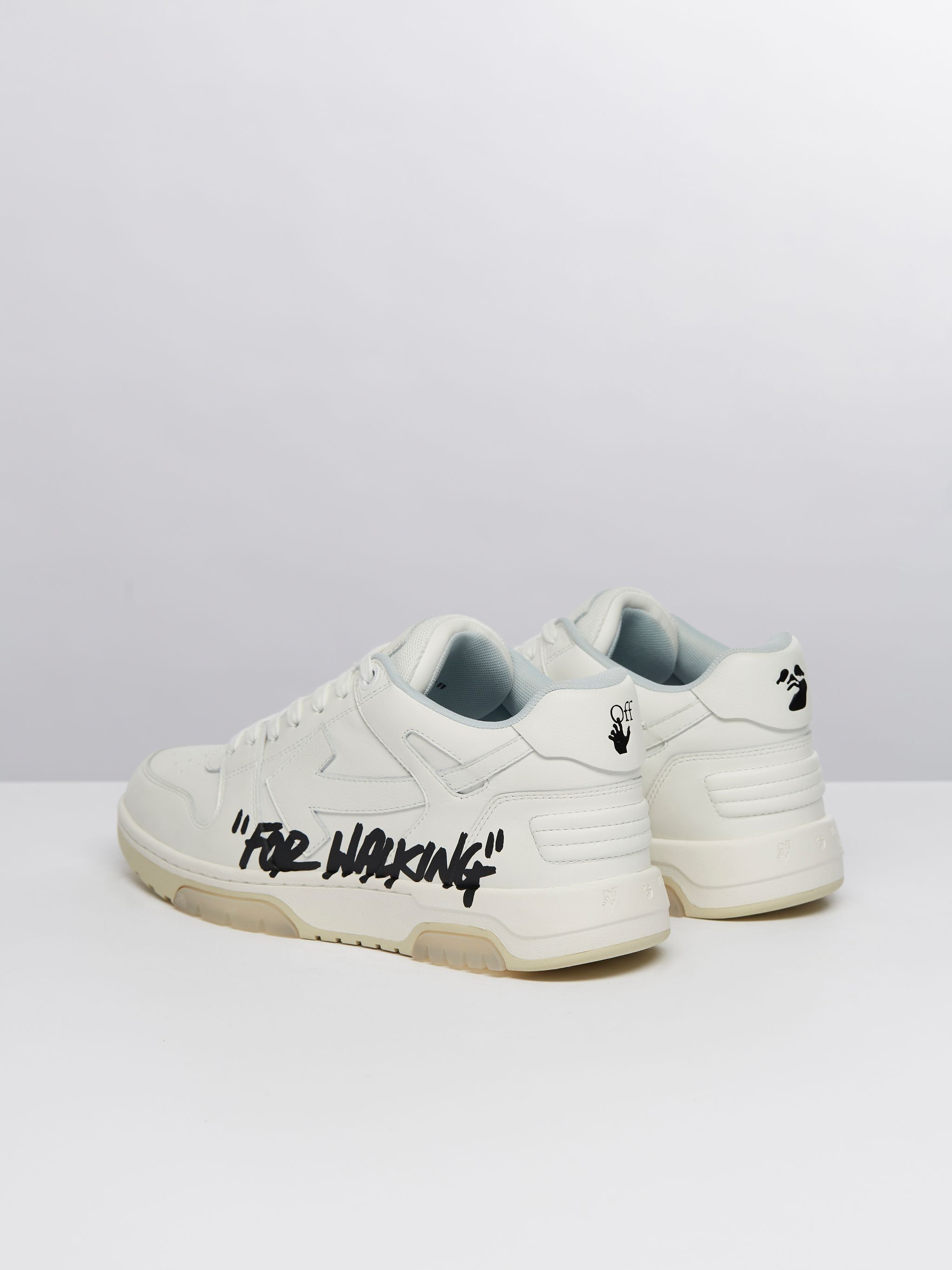 OFF WHITE out of office "ooo" sneakers WEISS OMIA189F21LEA003