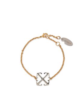 OFF WHITE Bicolor Arrow Bracelet GOLD OWOB13HC99MET001