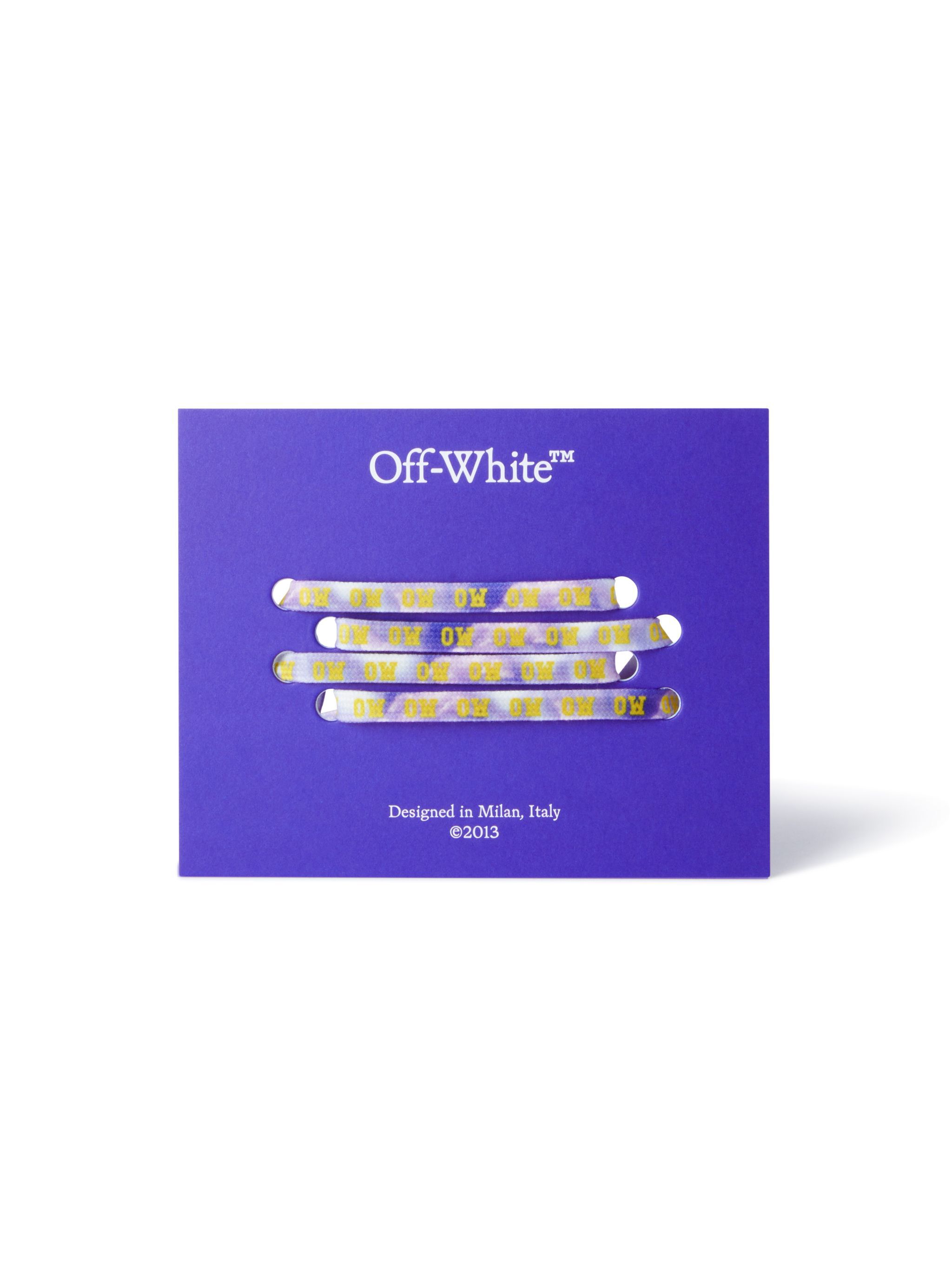 OFF WHITE Lilac/Yellow Cloud Laces PURPLE OMZJ001T25MAT004