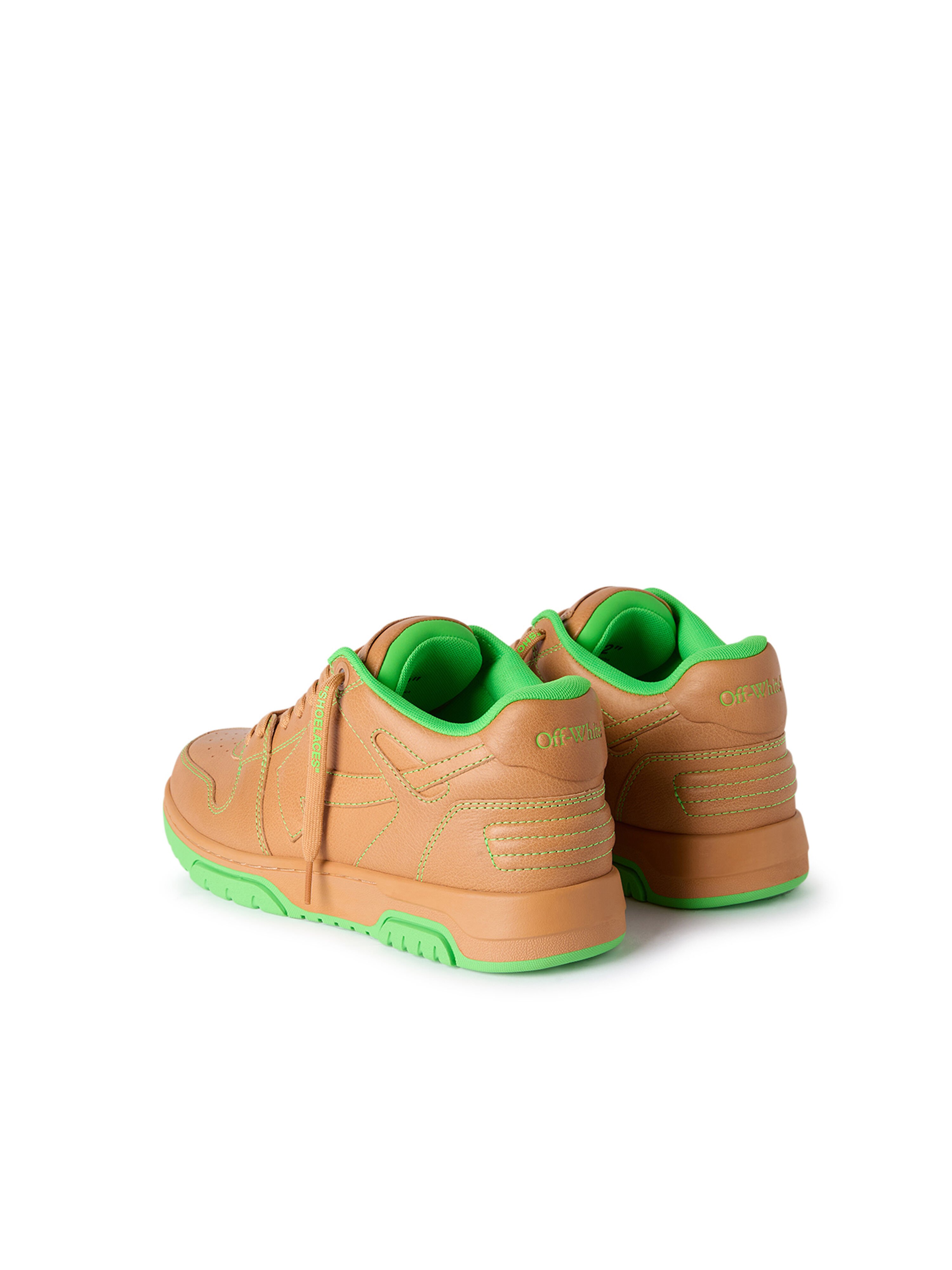 OFF WHITE Out Of Office Sneakers SADDLE BRN/GREEN OF05734210