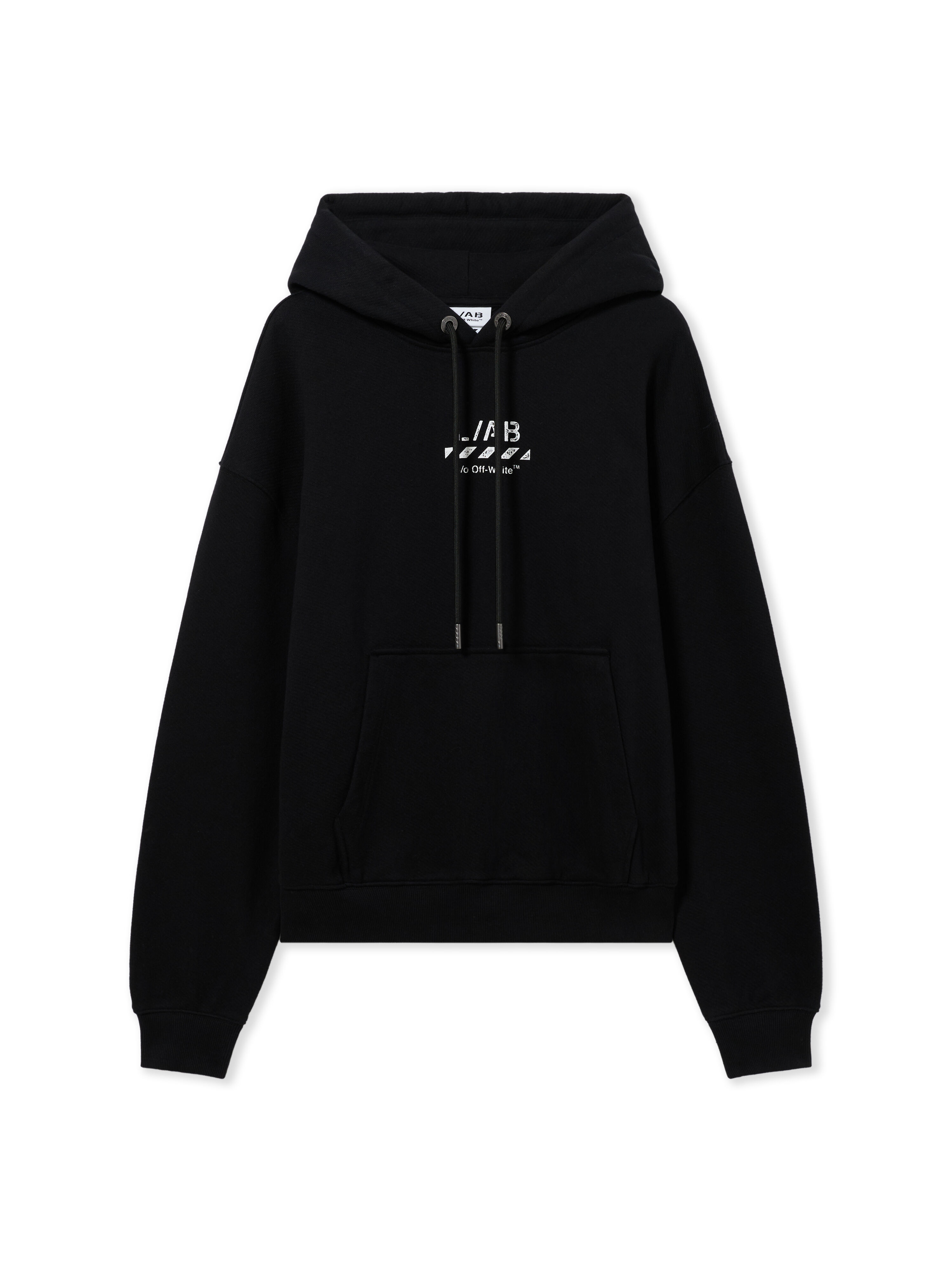 L/AB Core Diagonal Hoodie in BLACK for Men | L/AB c/o Off-White™
