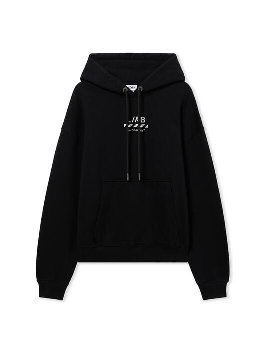 LAB L/AB Core Diagonal Hoodie BLACK 44LABF26K051