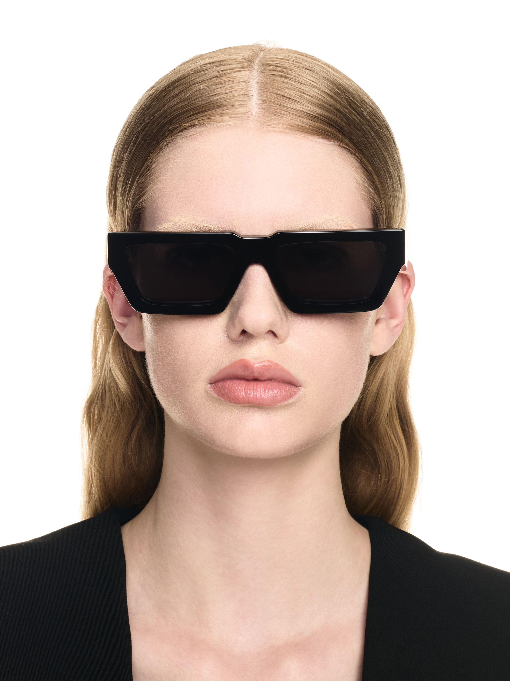 OFF WHITE Manchester Sunglasses BLACK OERI129C99PLA001