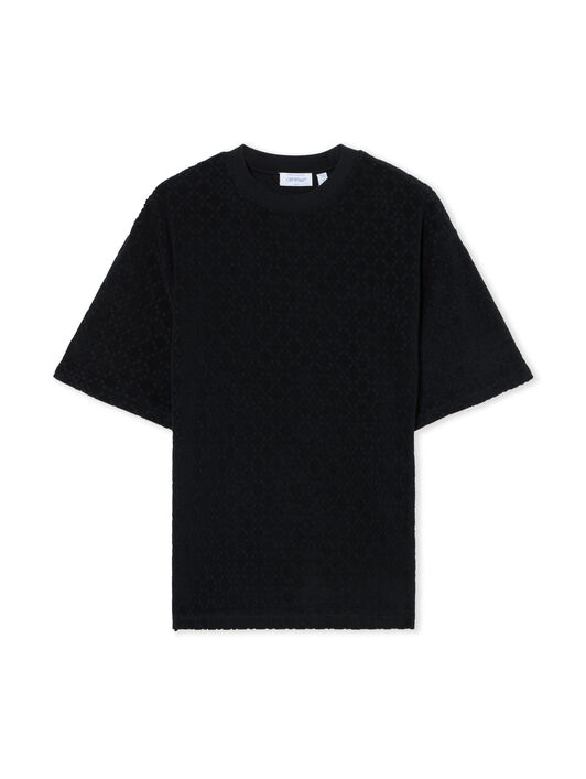 Off Arrow Terry Skate T-Shirt OFF WHITE Off Arrow Terry Skate T-Shirt BLACK 44OWOS26T081
