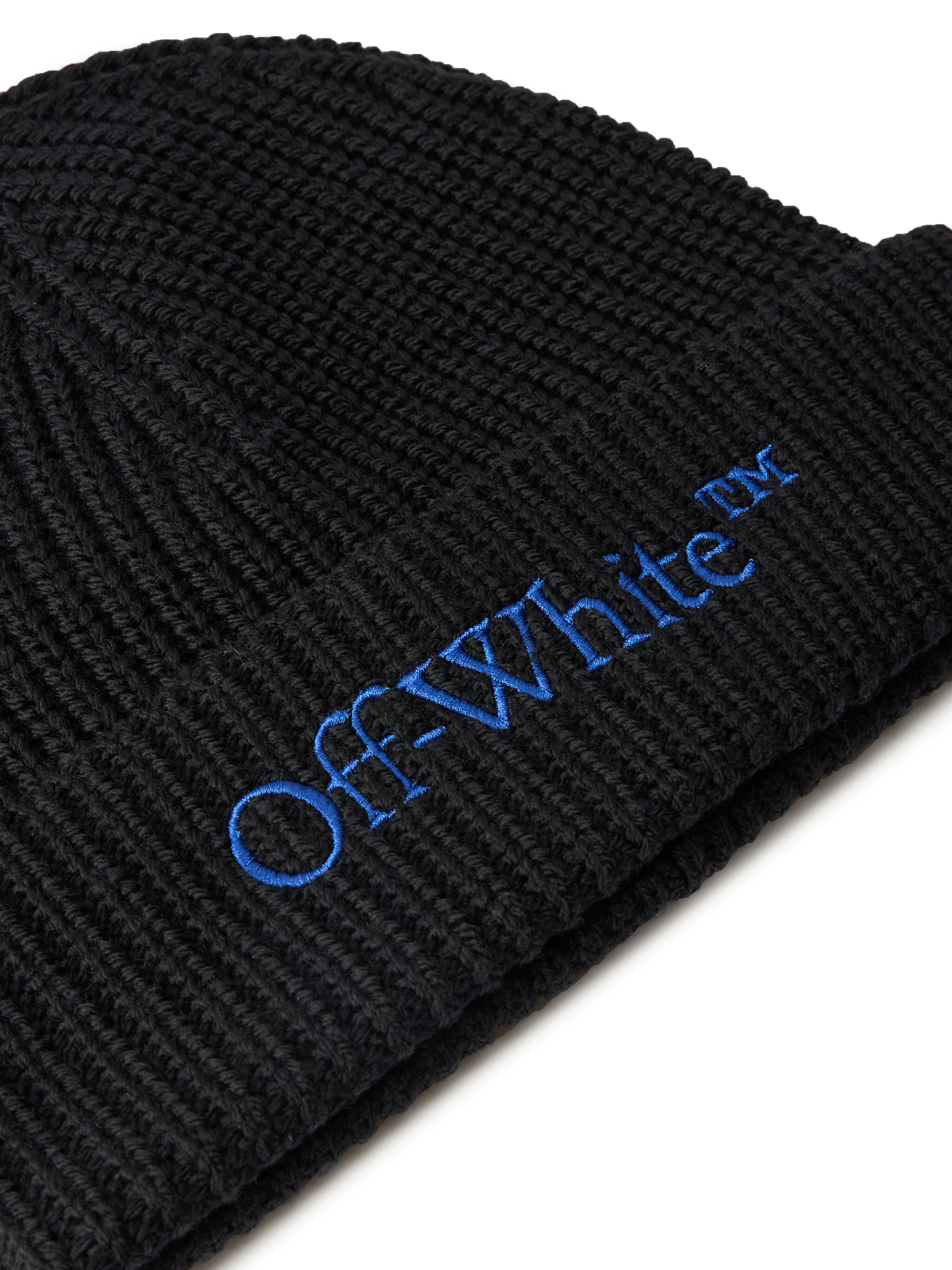 OFF WHITE BOOKISH CLASSIC BEANIE  OMLC041F25KNI001